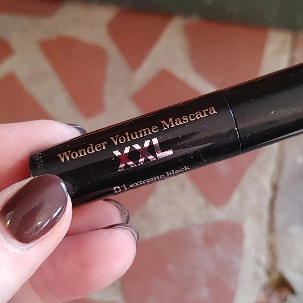 Clarins Set of Eye Makeup Remover & Wonder Volume XXL Extreme Black Mascara